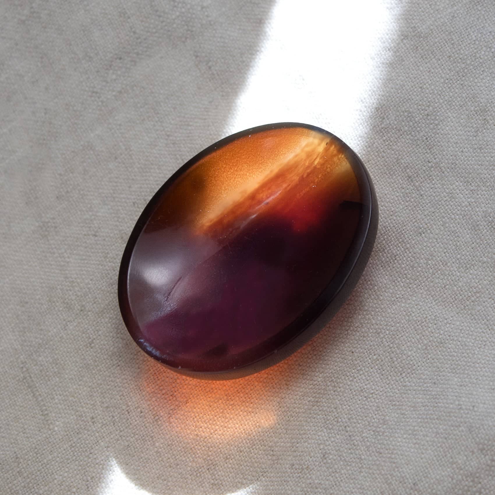 Rare Amber Worry Stone - Image 2