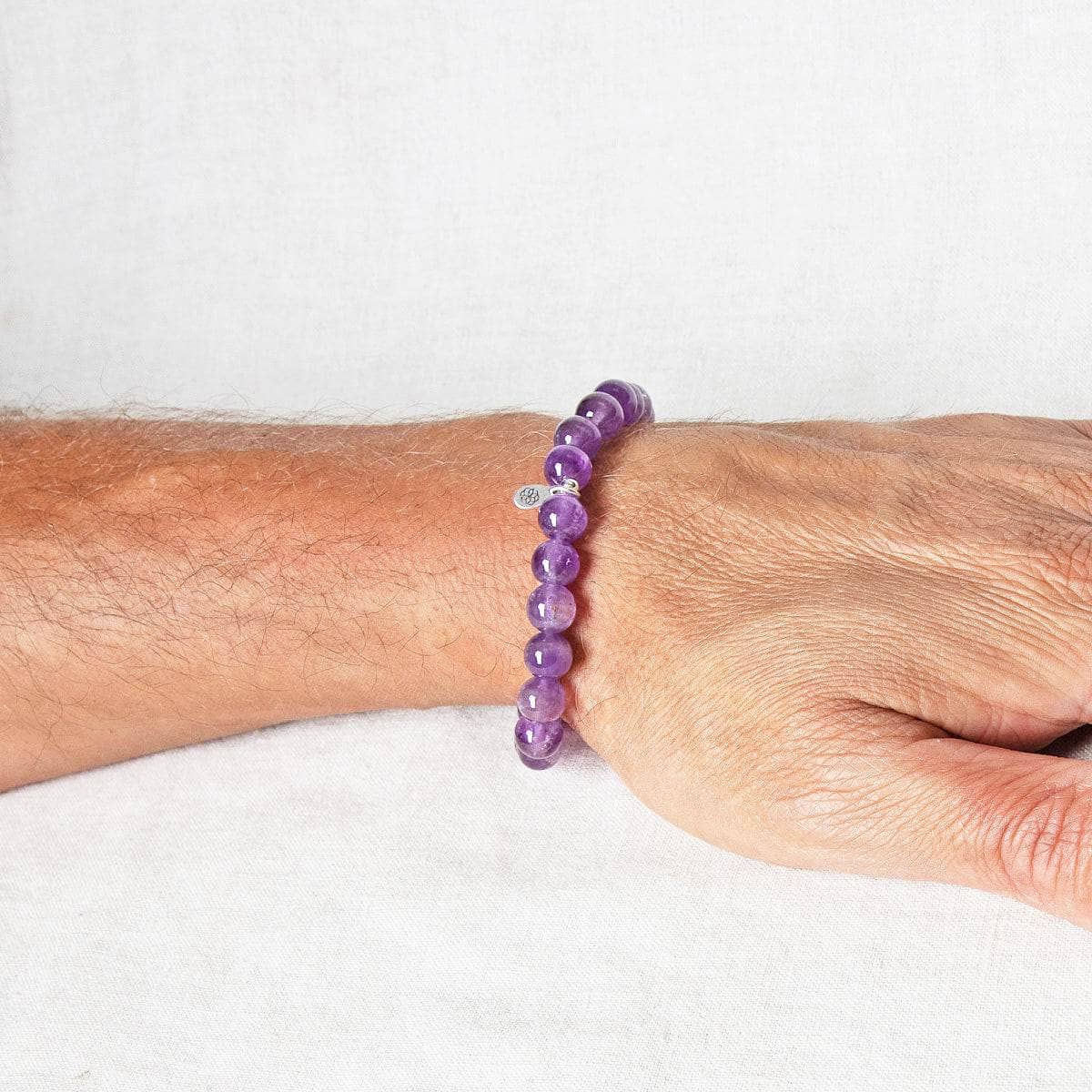 Amethyst Energy Bracelet 8mm - Image 3