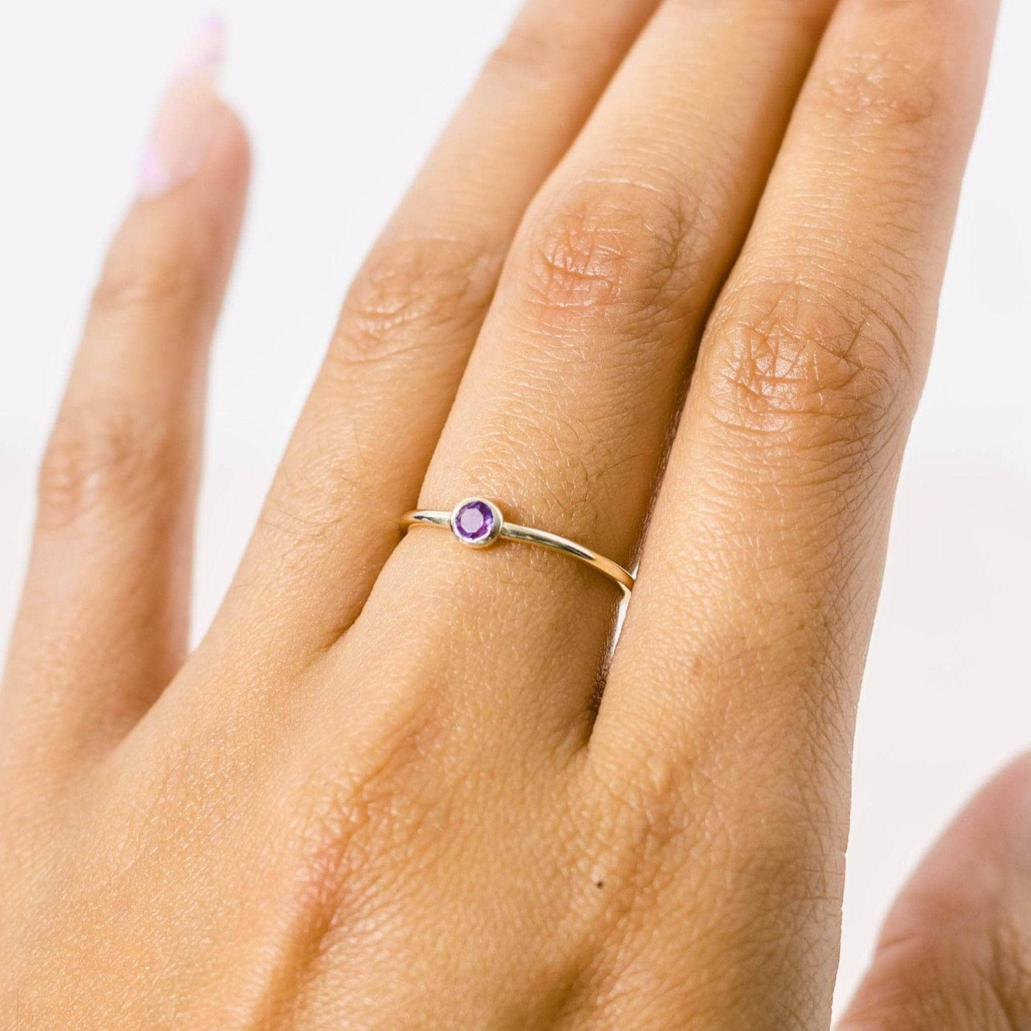 Amethyst Silver or Gold Ring - Image 5