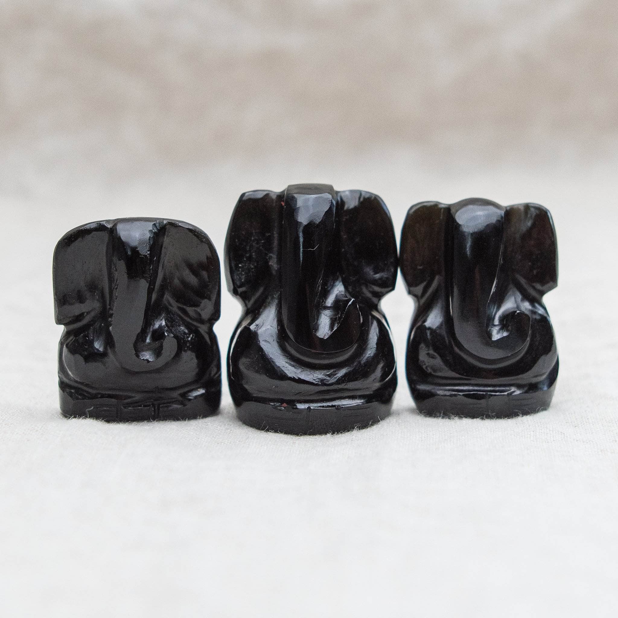 Black Obsidian Ganesh - Image 5