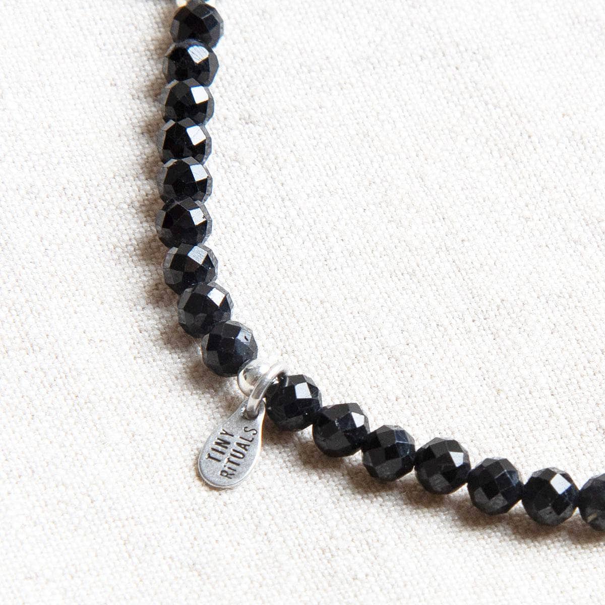 Black Tourmaline Energy Anklet - Image 3