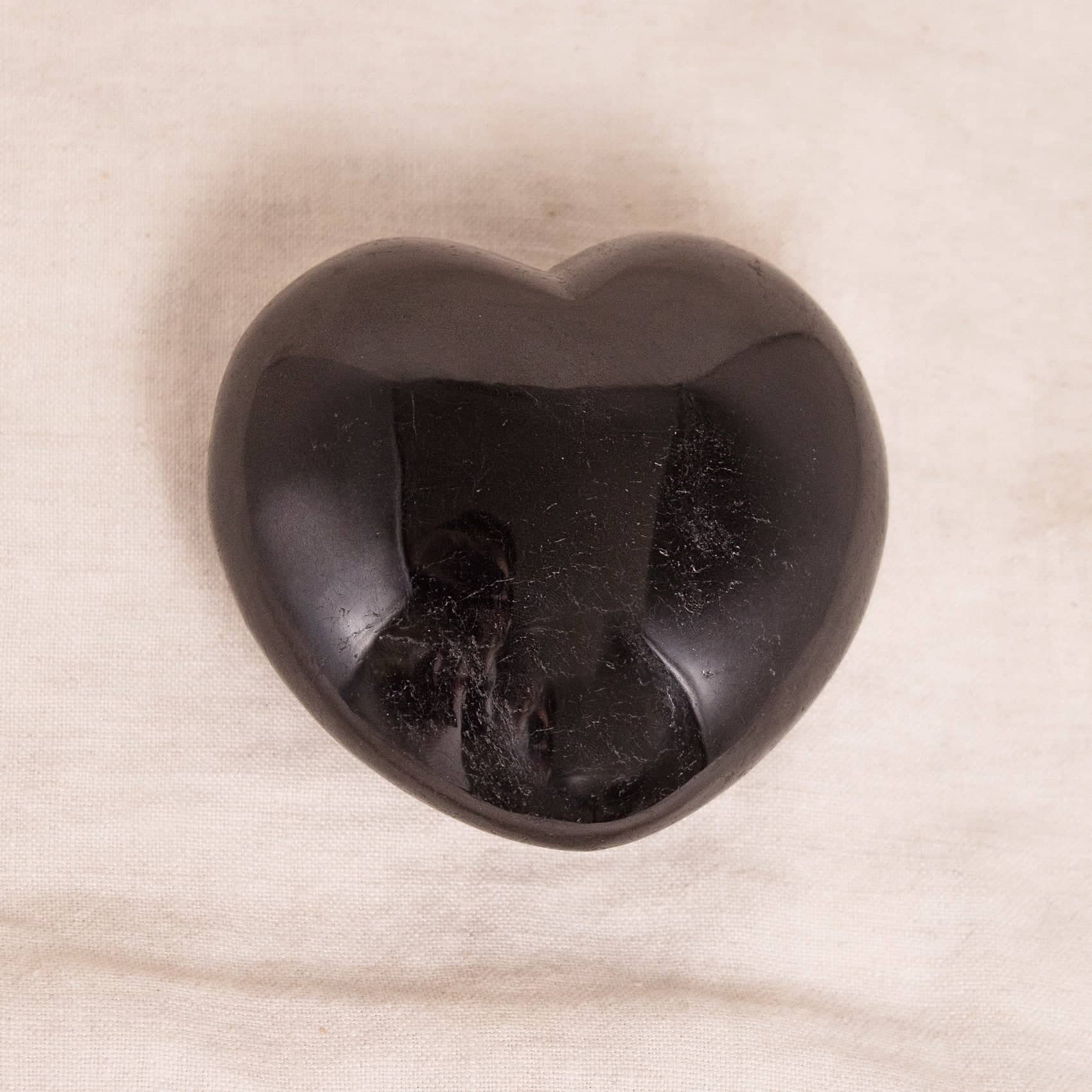 Black Tourmaline Heart - AAA Premium Quality - 1 of a Kind - Image 3