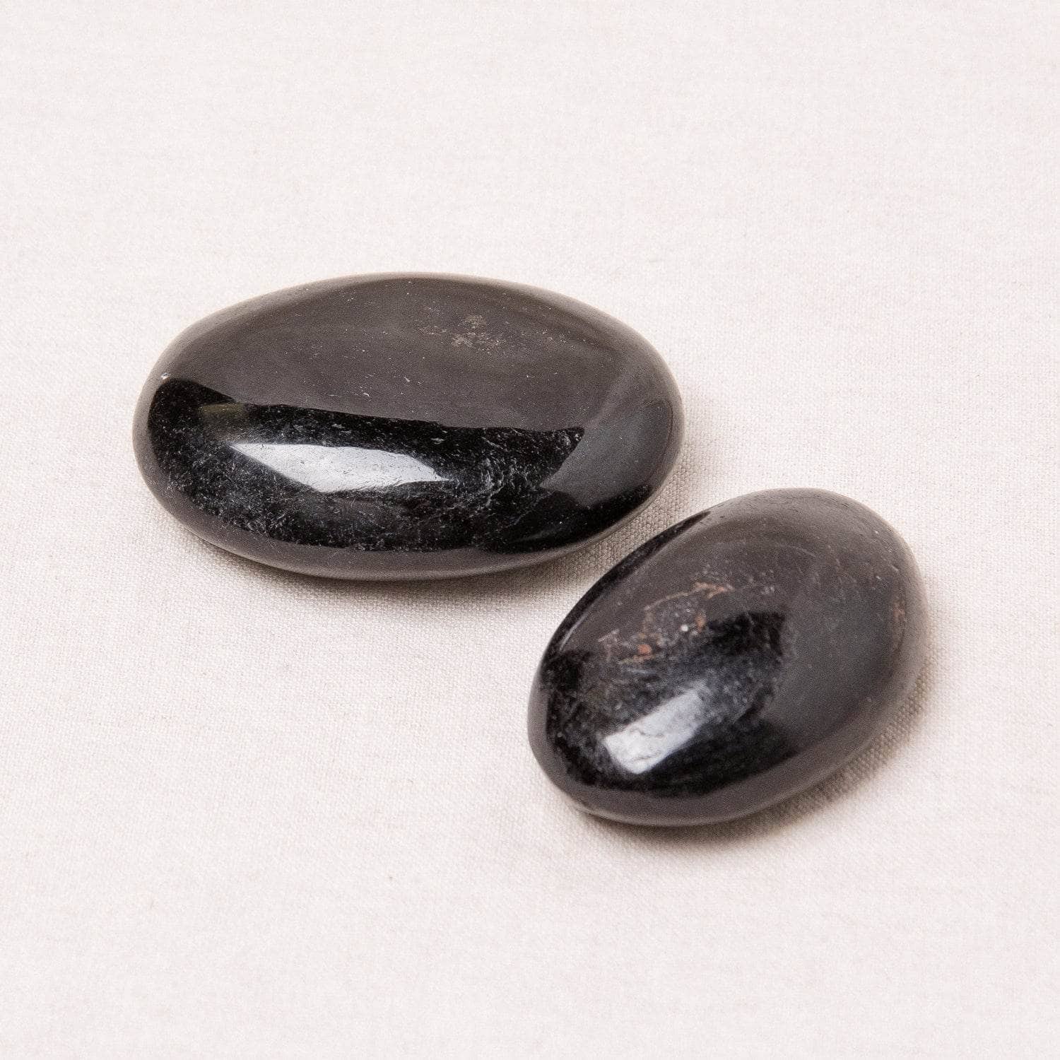 Black Tourmaline Palm Stones - AAA Premium Quality - Image 3