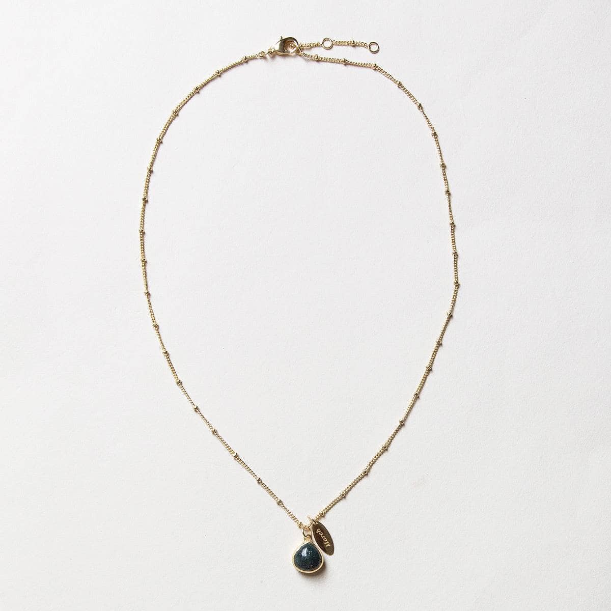 March Bloodstone Birthstone Necklace - Image 7
