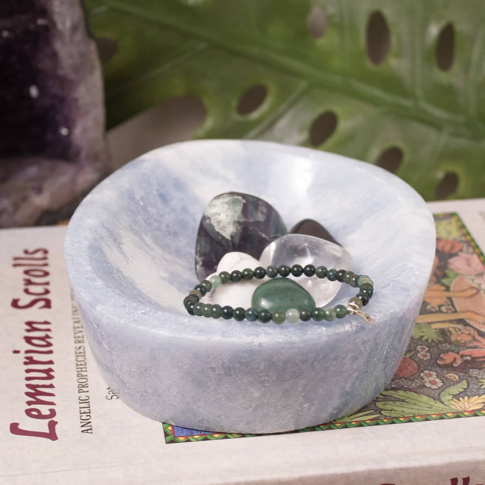 Blue Calcite Crystal Bowls - 1 of A Kind - Image 11