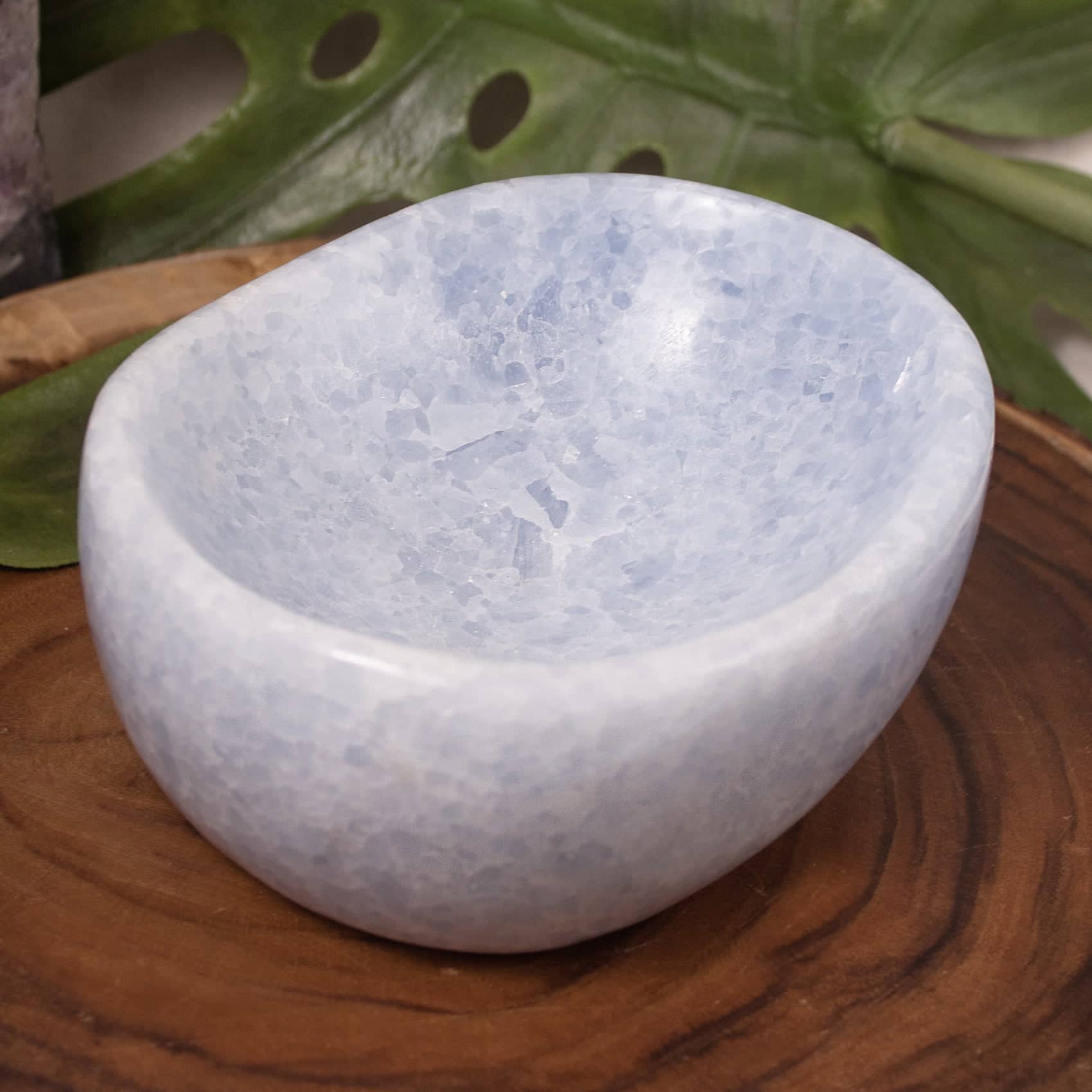 Blue Calcite Crystal Bowls - 1 of A Kind - Image 24