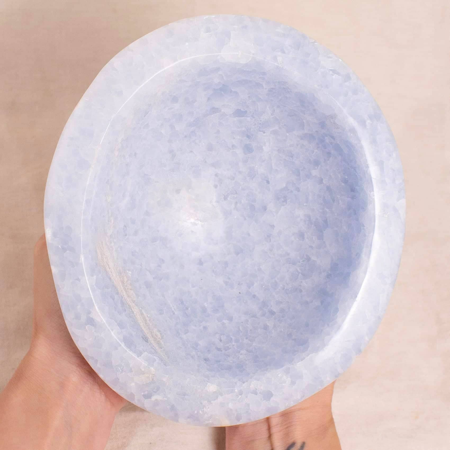 Blue Calcite Crystal Bowls - 1 of A Kind - Image 25