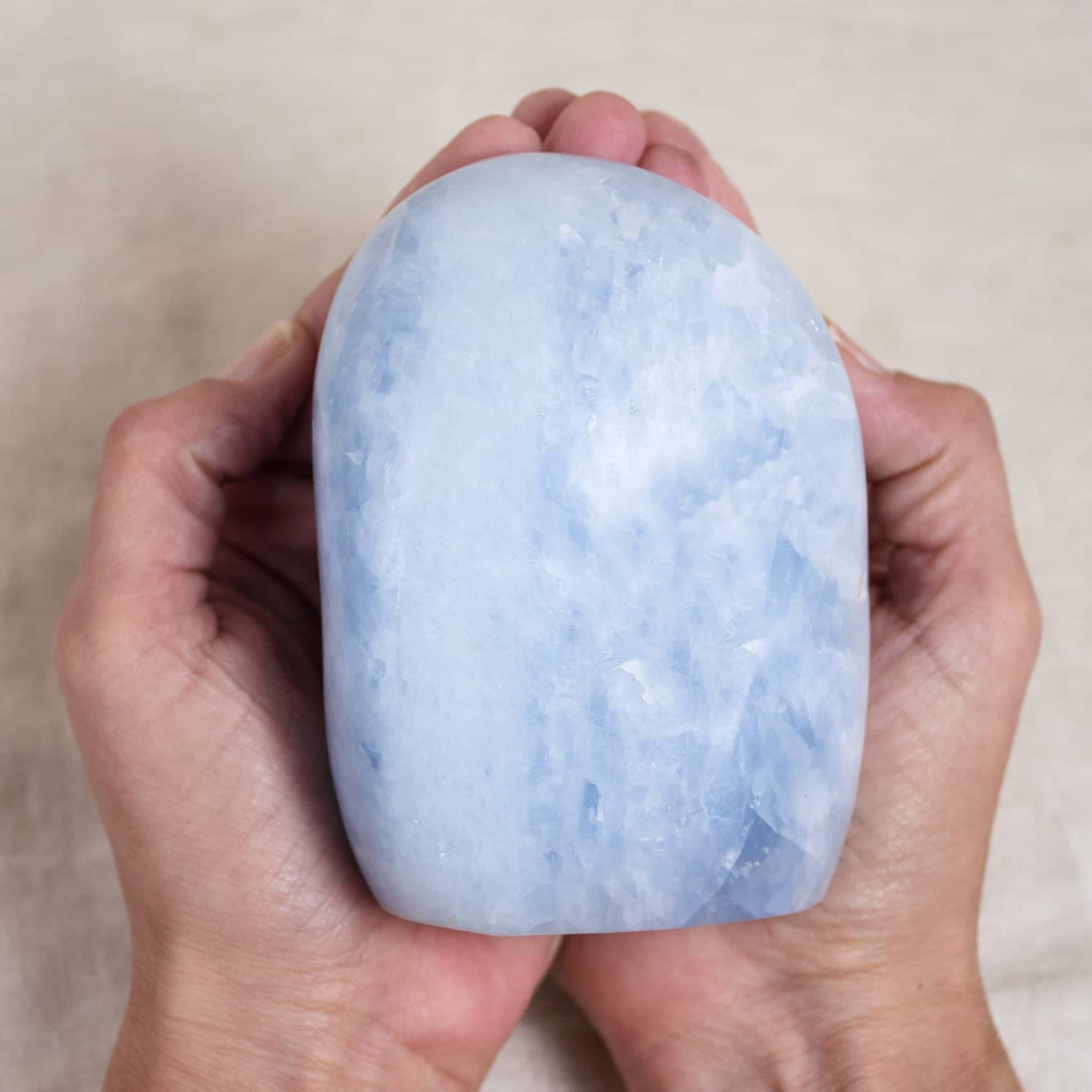 Blue Calcite Freeform - 1 of a Kind - AAA Premium Quality - Image 17
