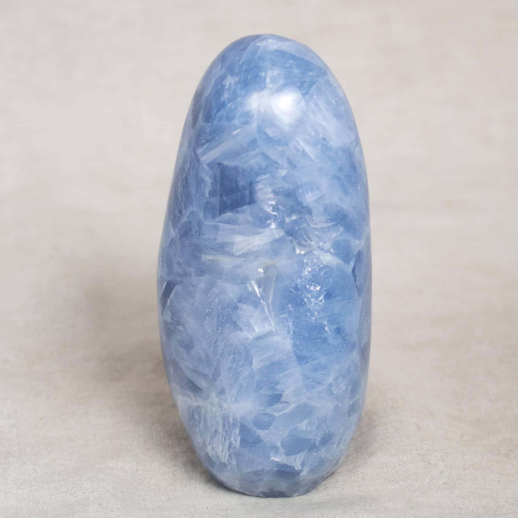 Blue Calcite Freeform - 1 of a Kind - AAA Premium Quality - Image 9