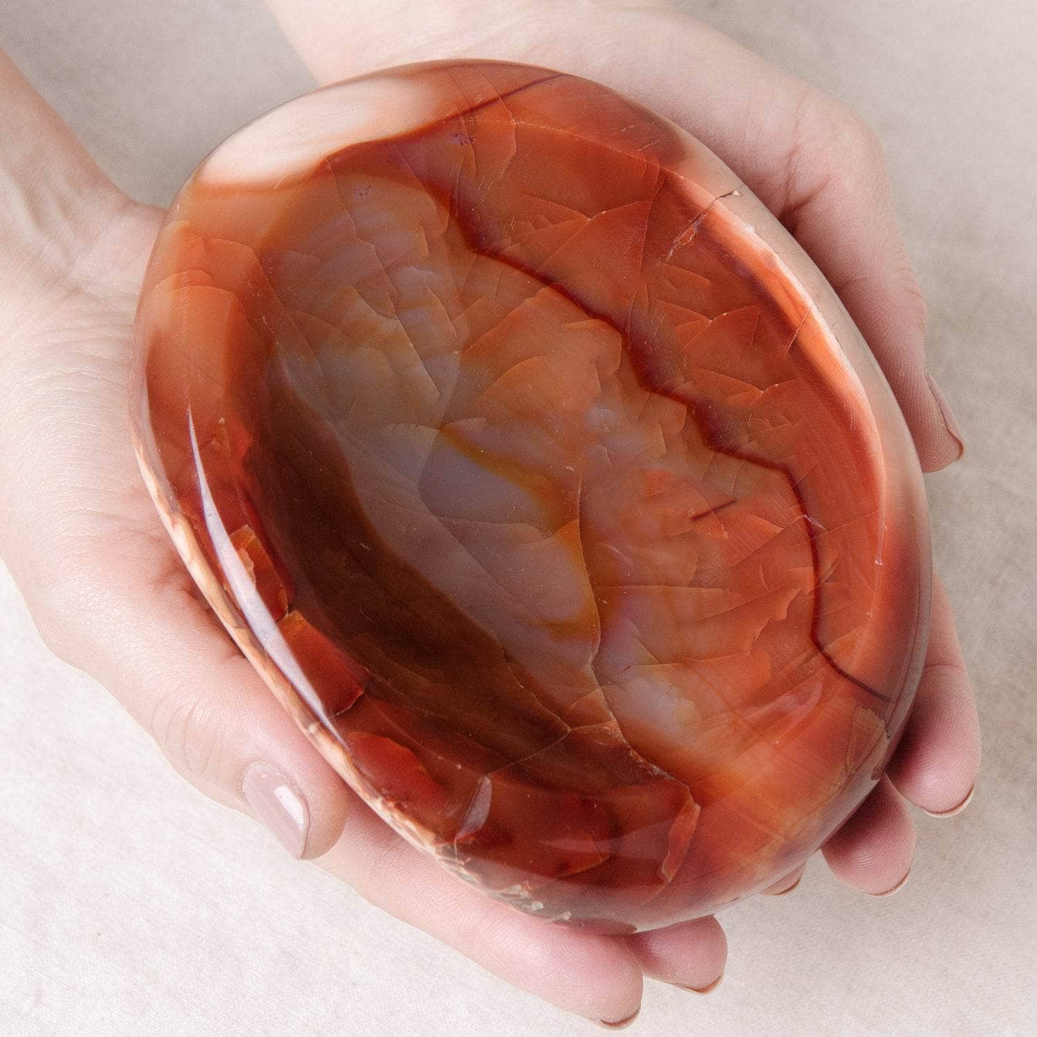 Carnelian Crystal Bowls - Large - 1 of a Kind - Image 21