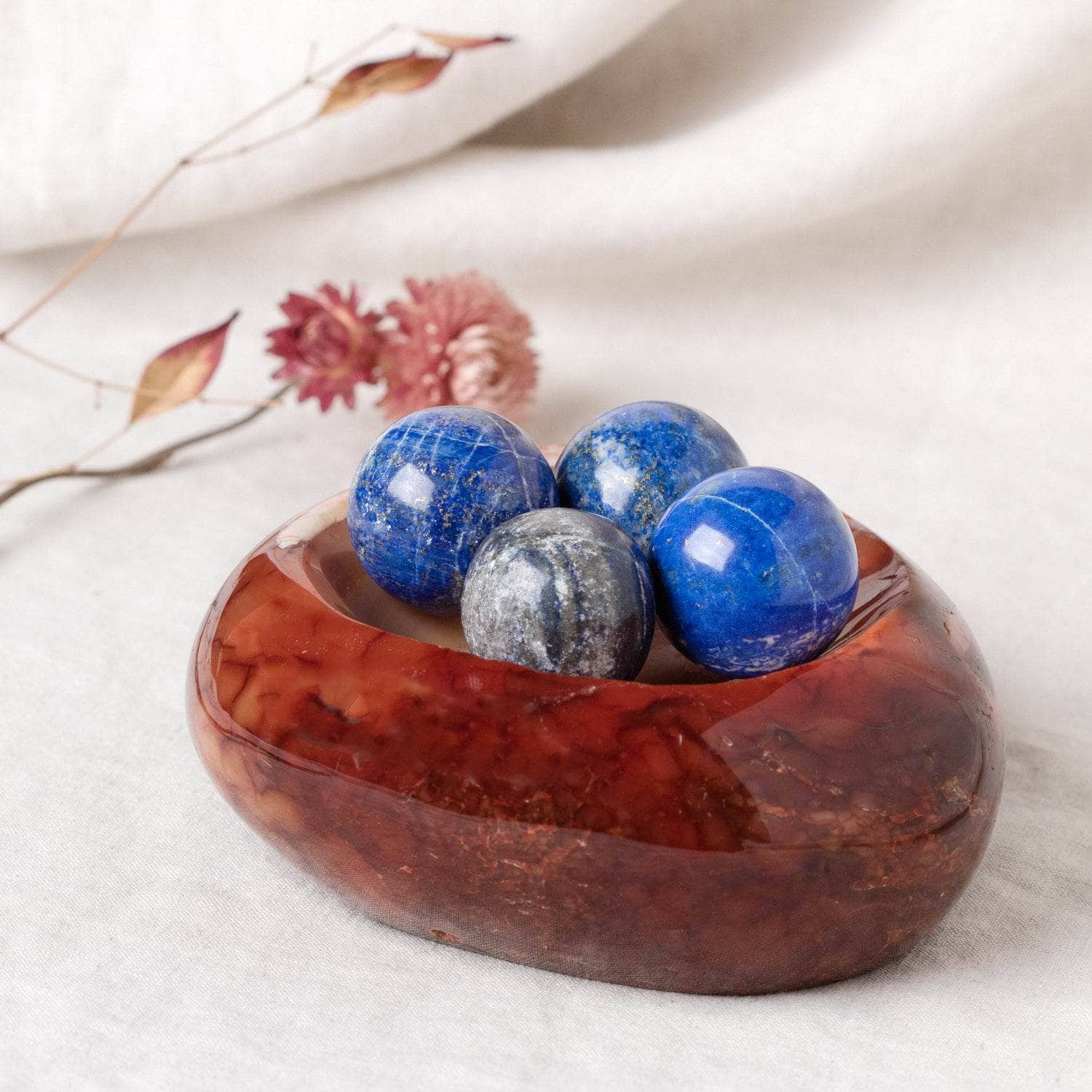Carnelian Crystal Bowls - Large - 1 of a Kind - Image 34