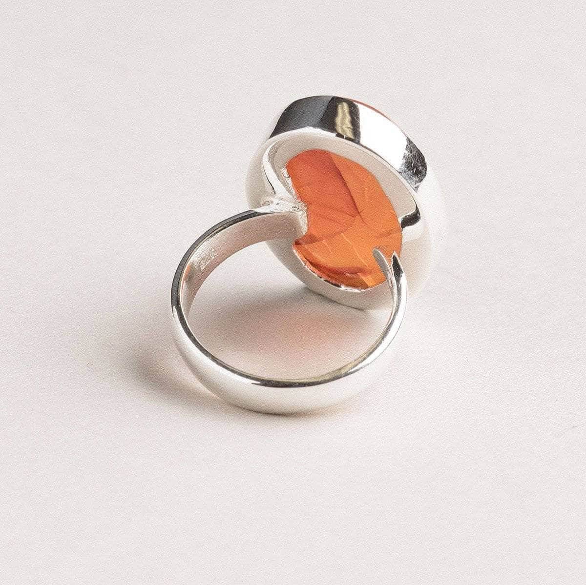 Carnelian Gemstone Ring- Size 7 - Image 3