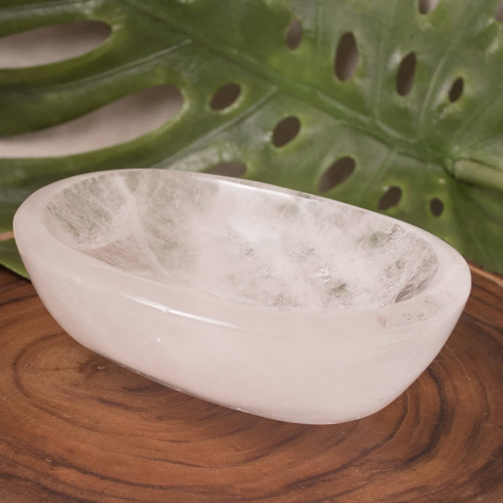 Rare Clear Quartz Crystal Bowls - Large - 1 of a Kind - Image 19