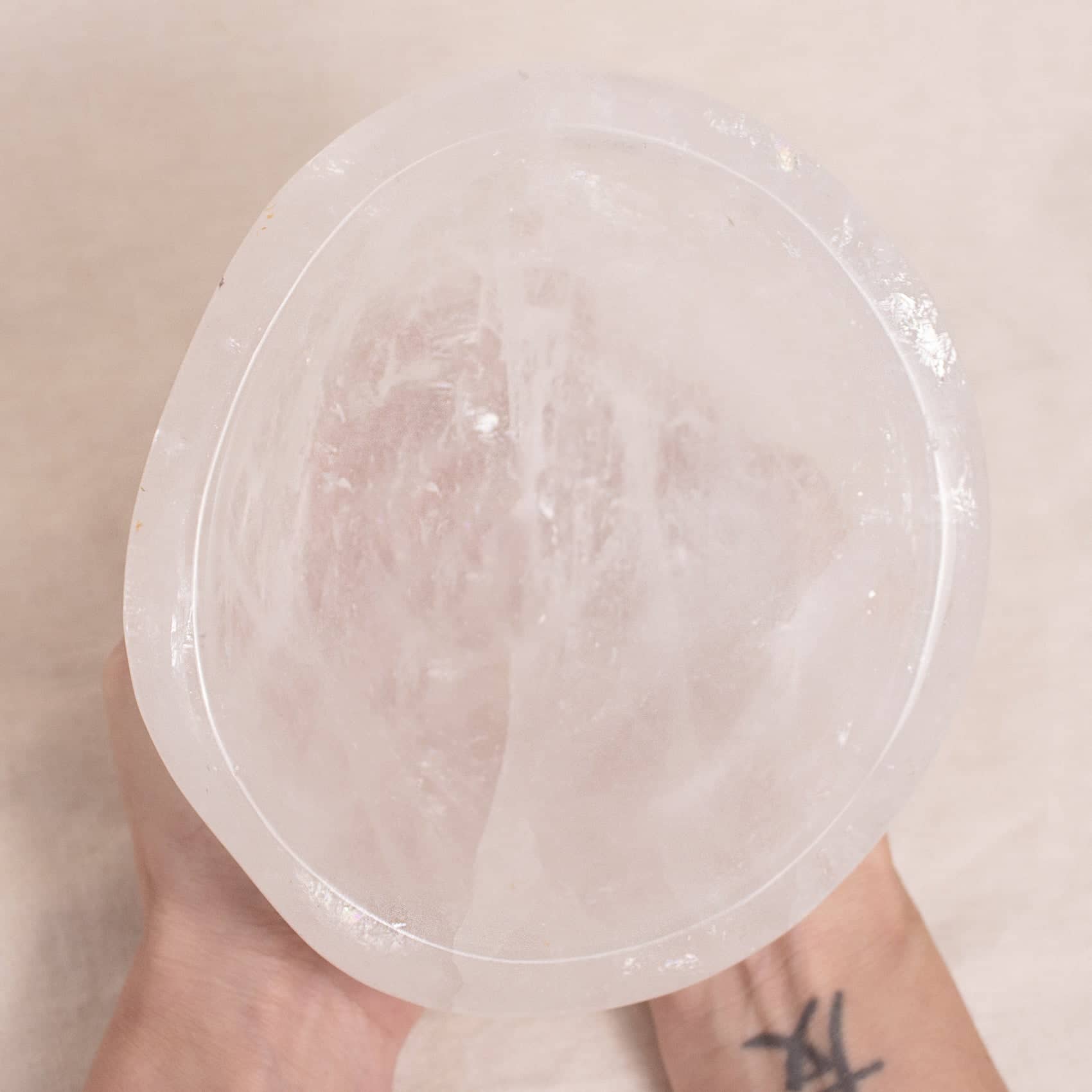 Rare Clear Quartz Crystal Bowls - Large - 1 of a Kind - Image 28