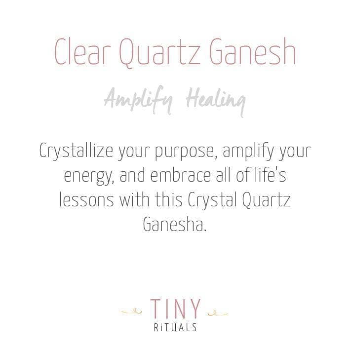 Clear Quartz Ganesh - Image 5