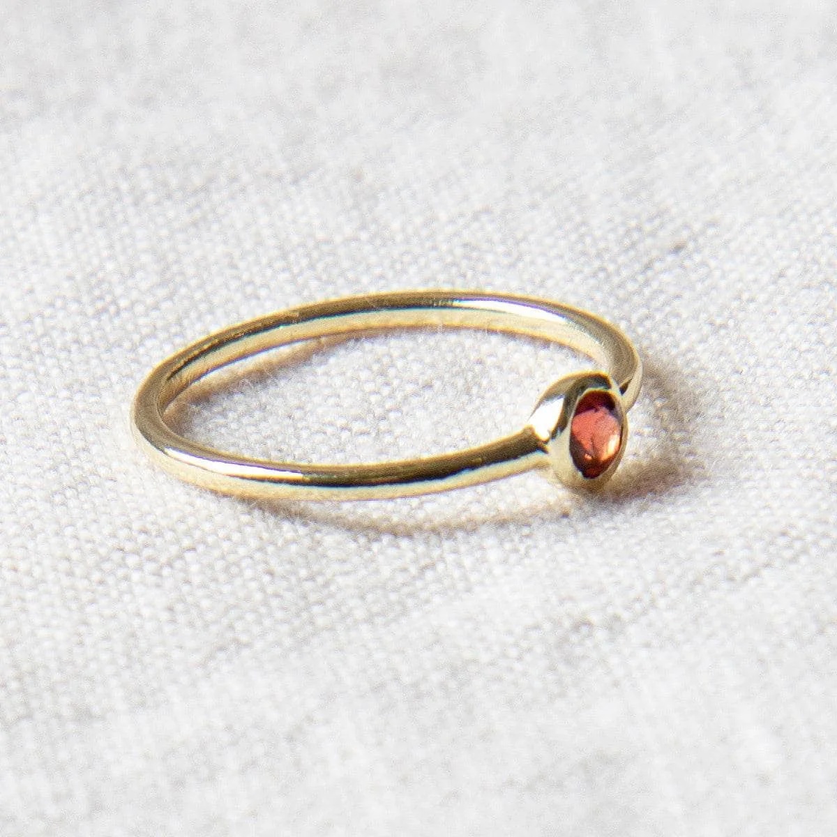 Garnet Silver or Gold Ring - Image 9