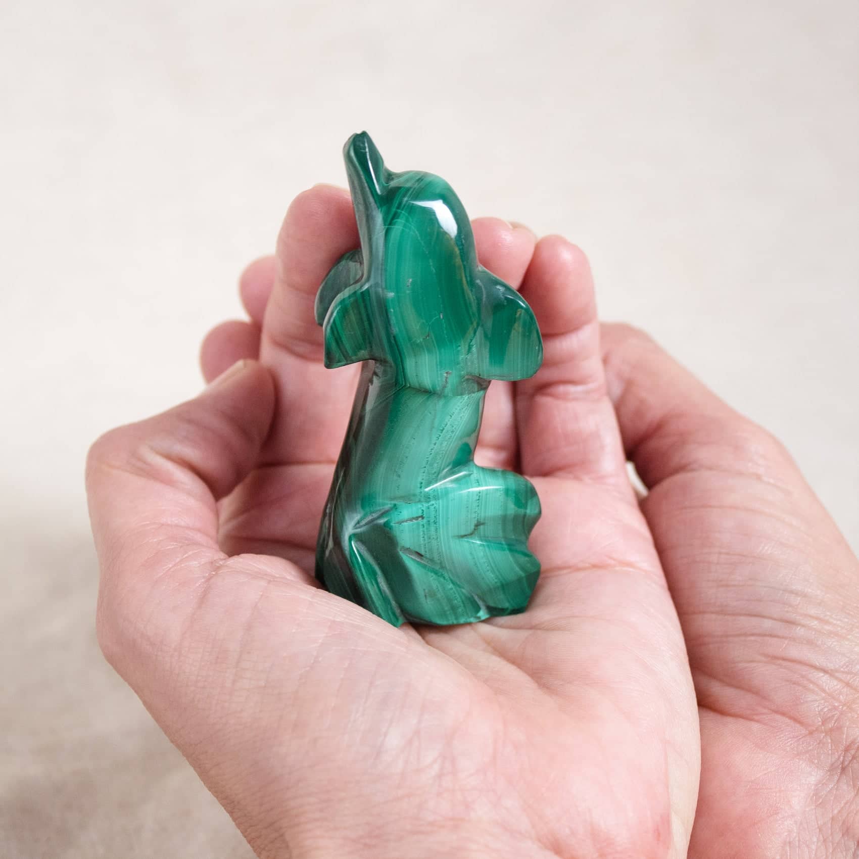 Genuine Malachite Dolphins - Hand Carved - 1 of a Kind - Image 33