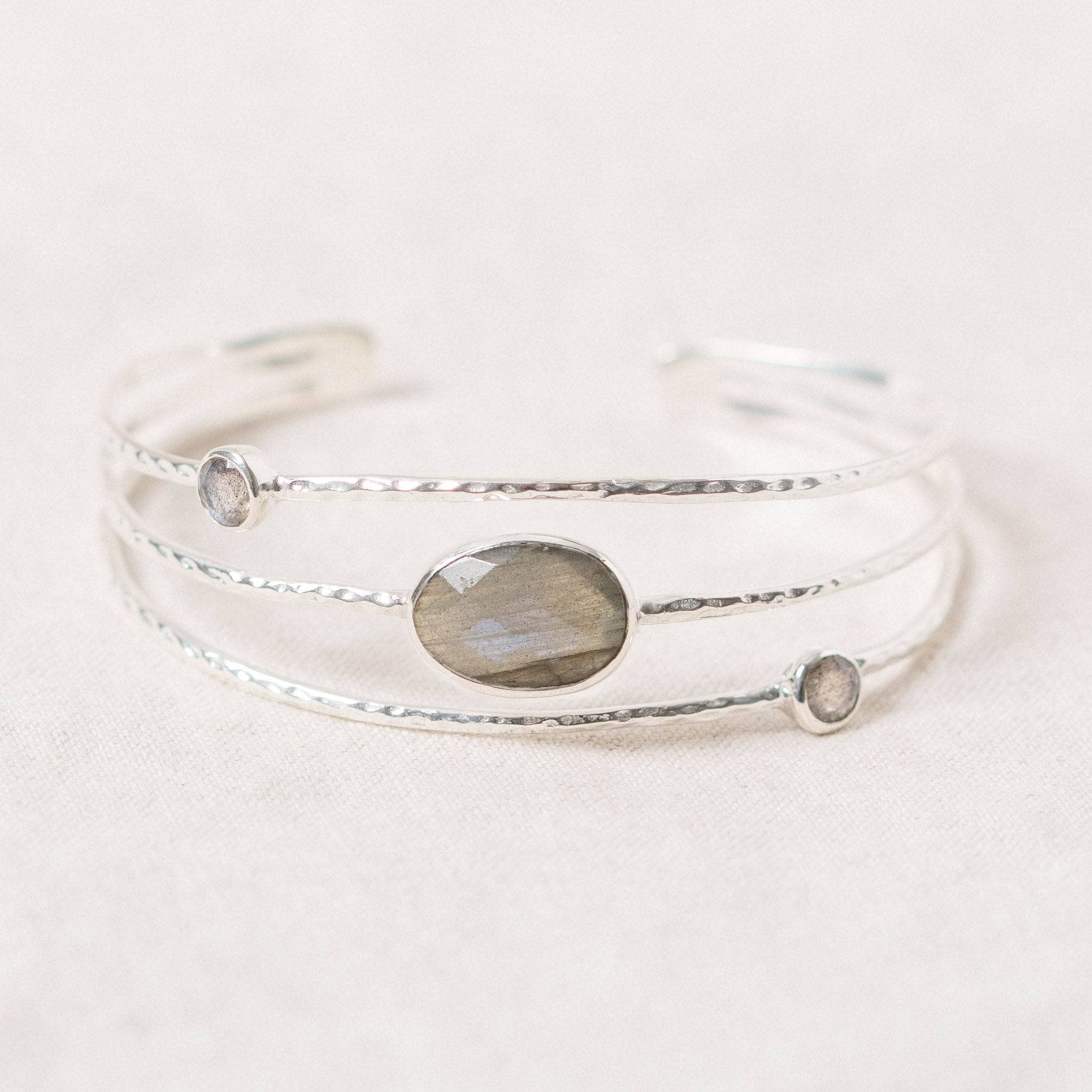 Labradorite Gold or Silver Bracelet - Image 3