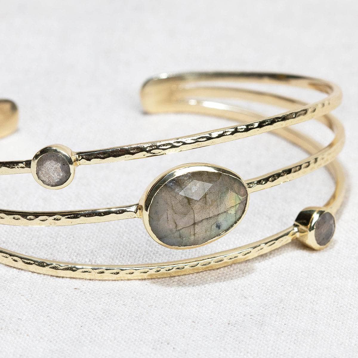 Labradorite Gold or Silver Bracelet - Image 5