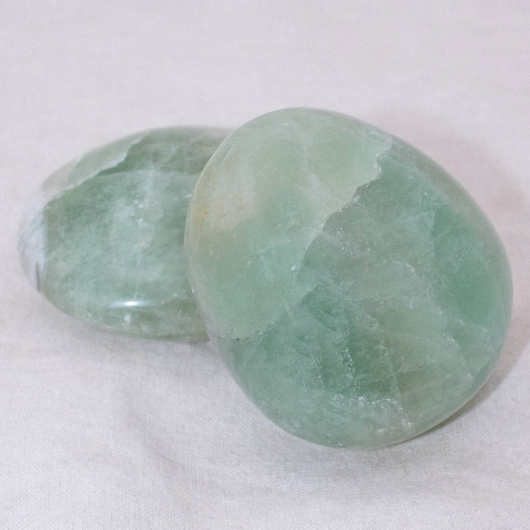 Green Fluorite Palm Stones - AAA Premium Quality - Image 11