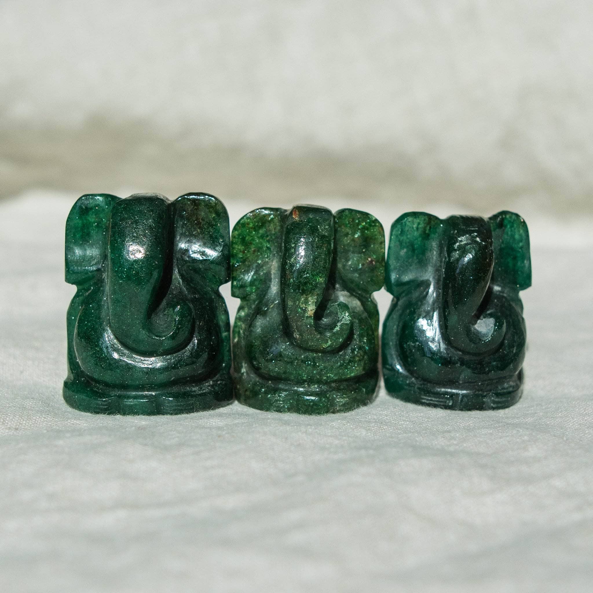 Green Jade Ganesh - Image 3