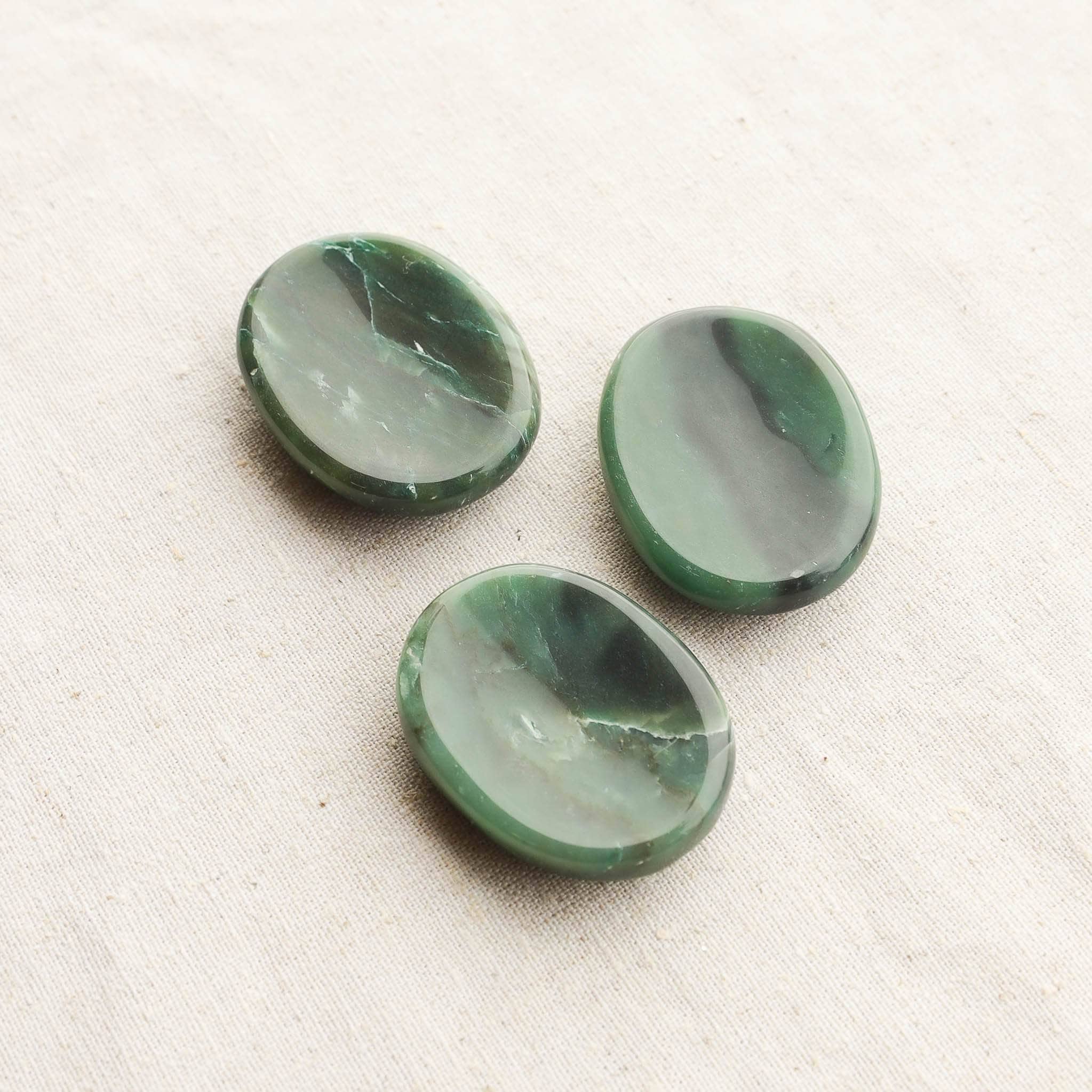 Green Jade Worry Stone - Image 4