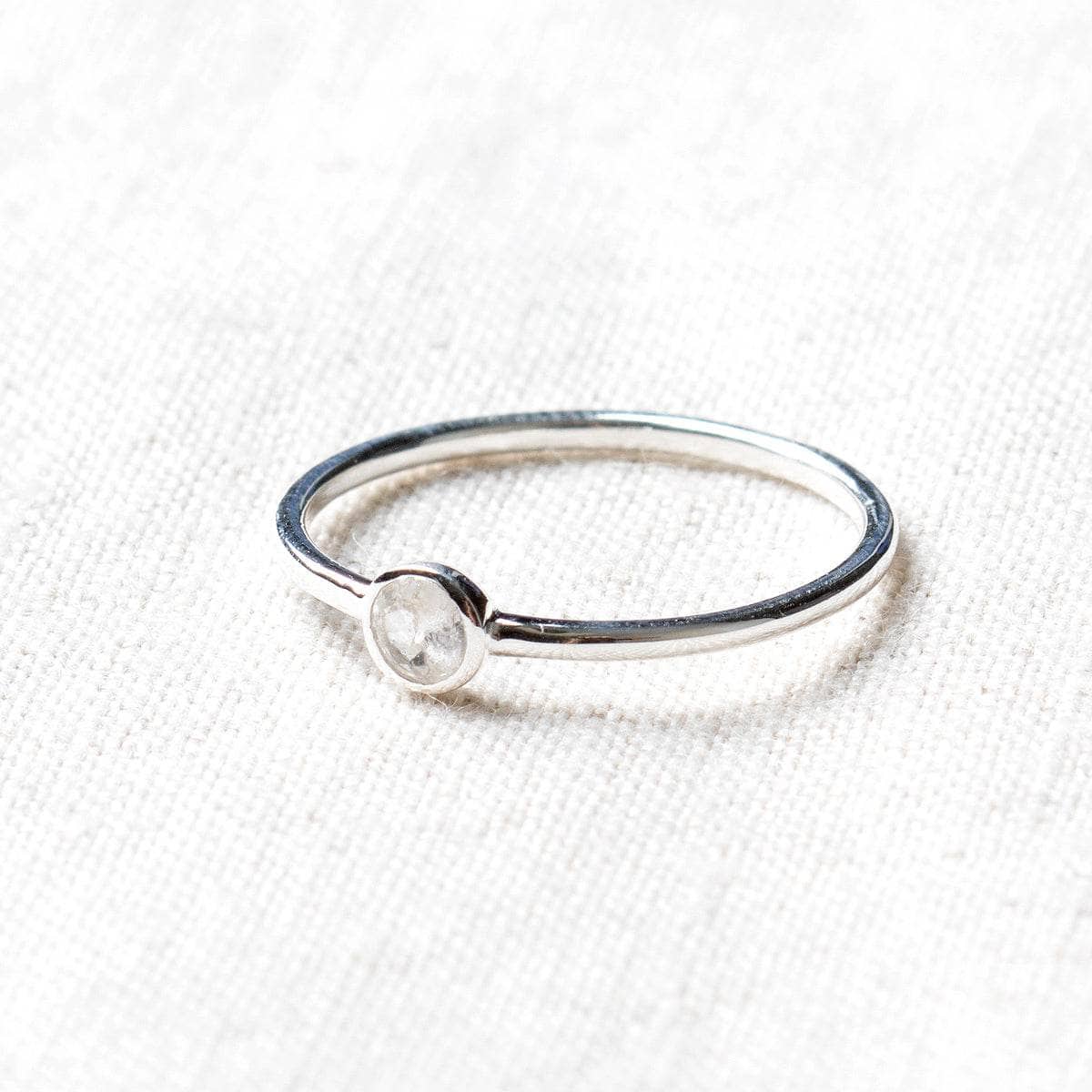 Herkimer Diamond Silver or Gold Ring - Image 10