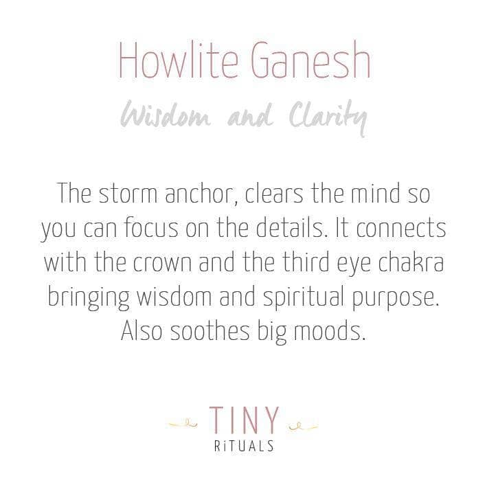 Howlite Ganesh - Image 6