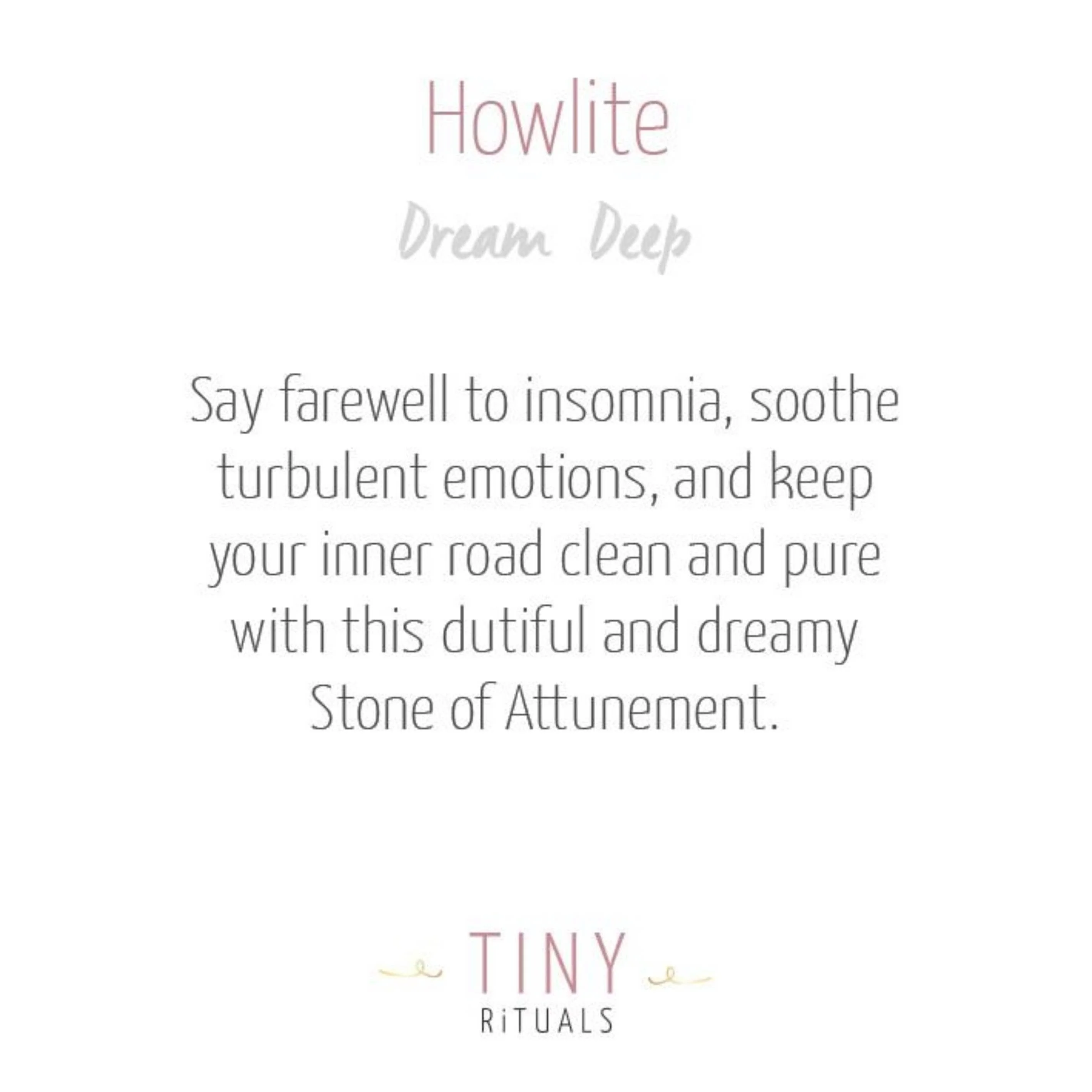 Howlite Worry Stone - Image 3