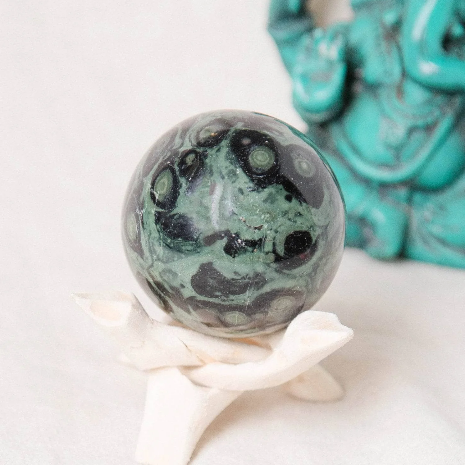 Kambaba Jasper Sphere - AAA Premium Quality - Image 11