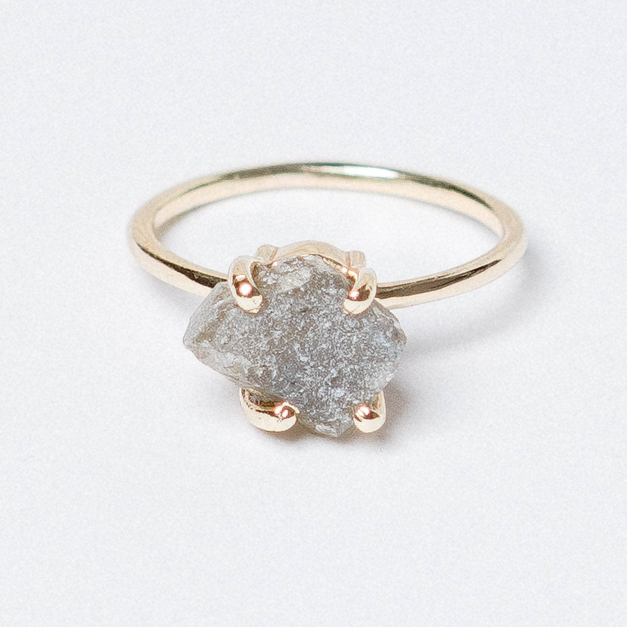 Labradorite Raw Freeform Gold or Silver Ring - Image 5