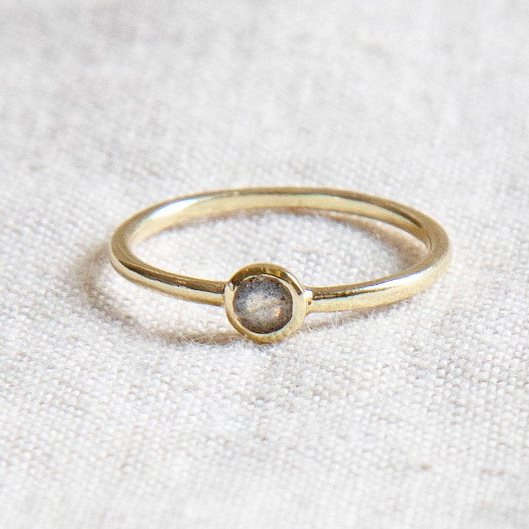 Labradorite Silver or Gold Ring - Image 8