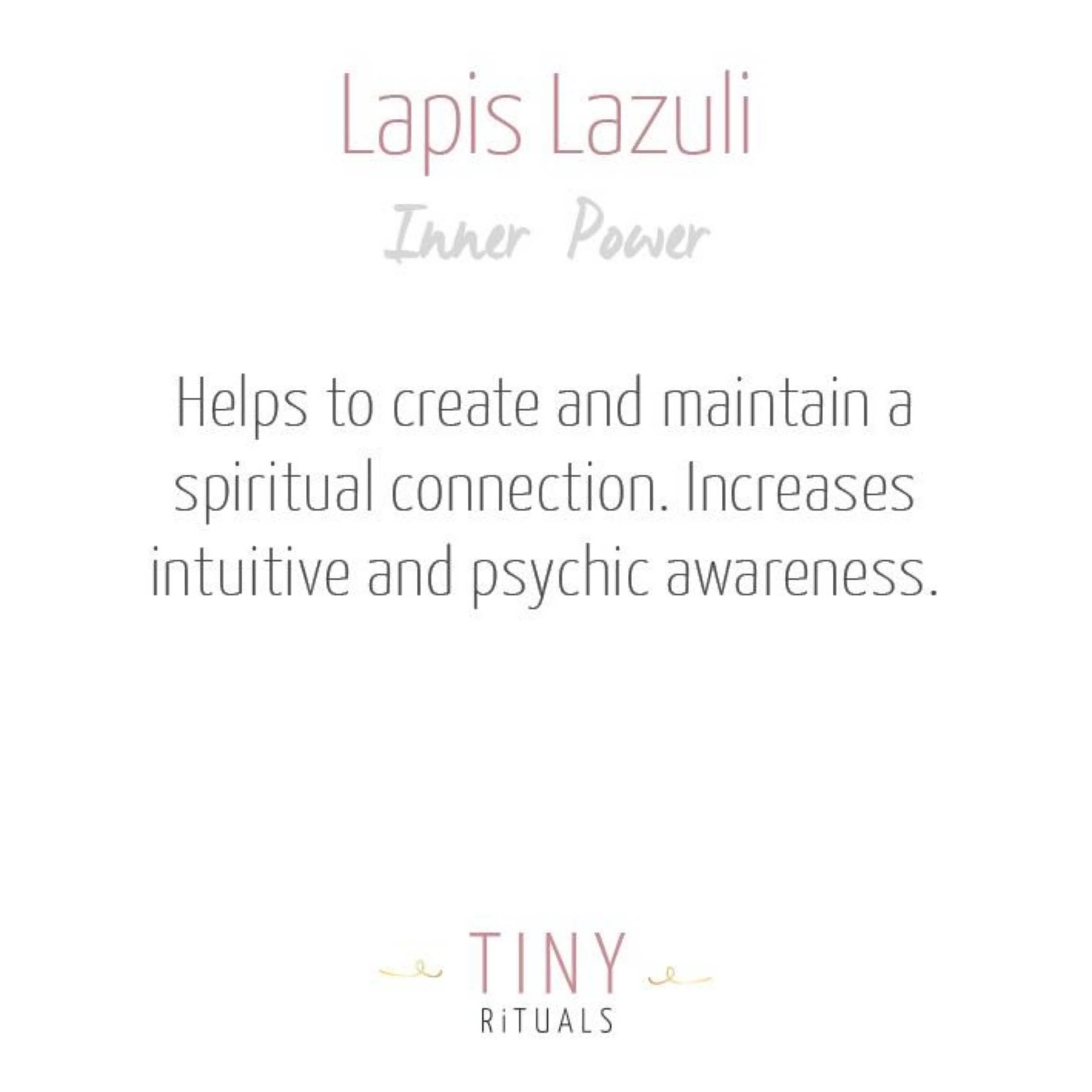 Lapis Lazuli Worry Stone - Image 3