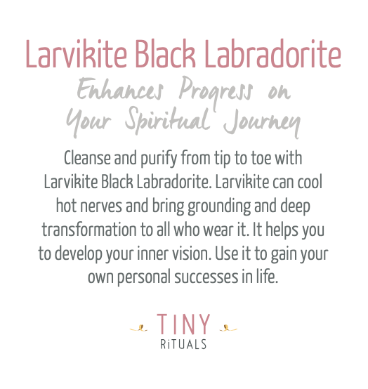 Larvikite Black Labradorite Energy Bracelet - Image 3