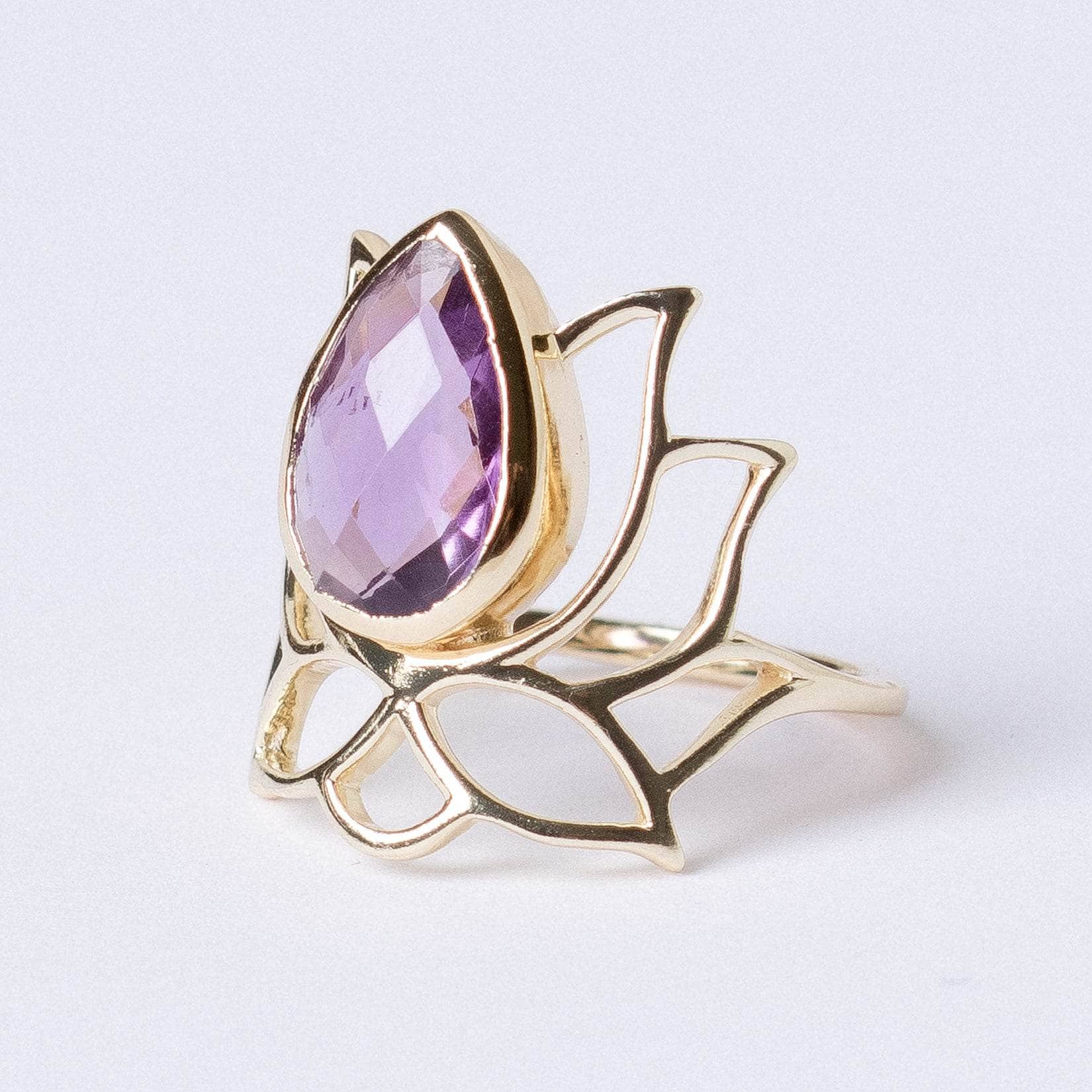 Lotus Gemstone Ring - Image 16
