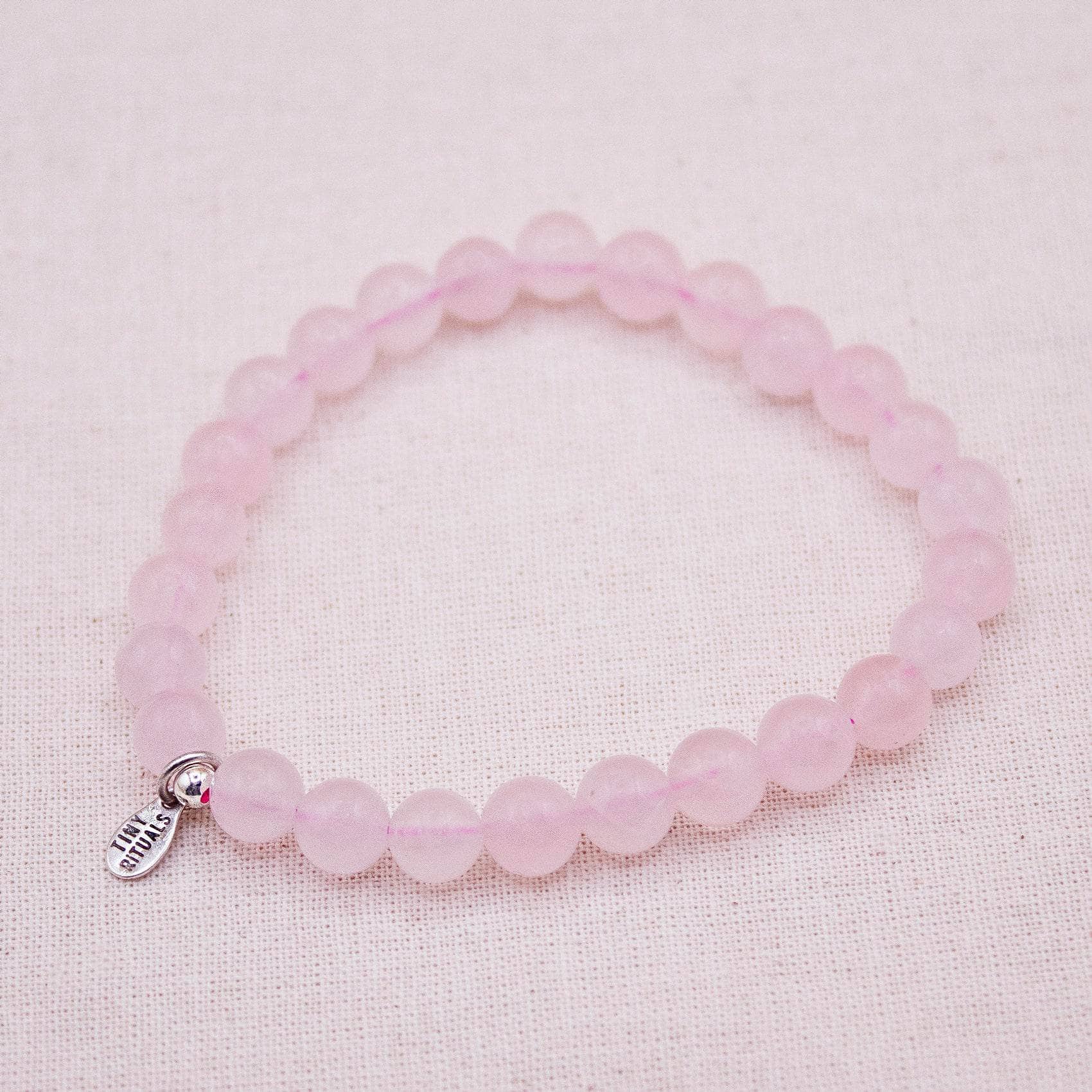 Madagascar Rose Quartz Energy Bracelet - 6mm - Image 3