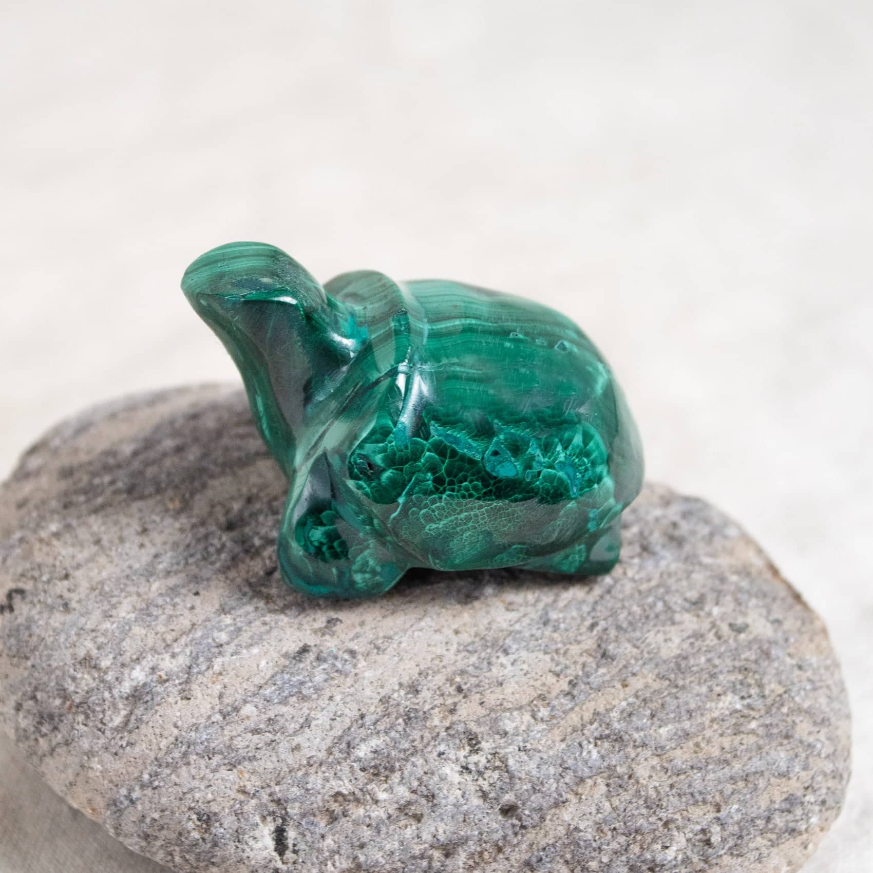 Genuine Malachite Turtles- Hand Carved - 1 of a Kind - Image 31