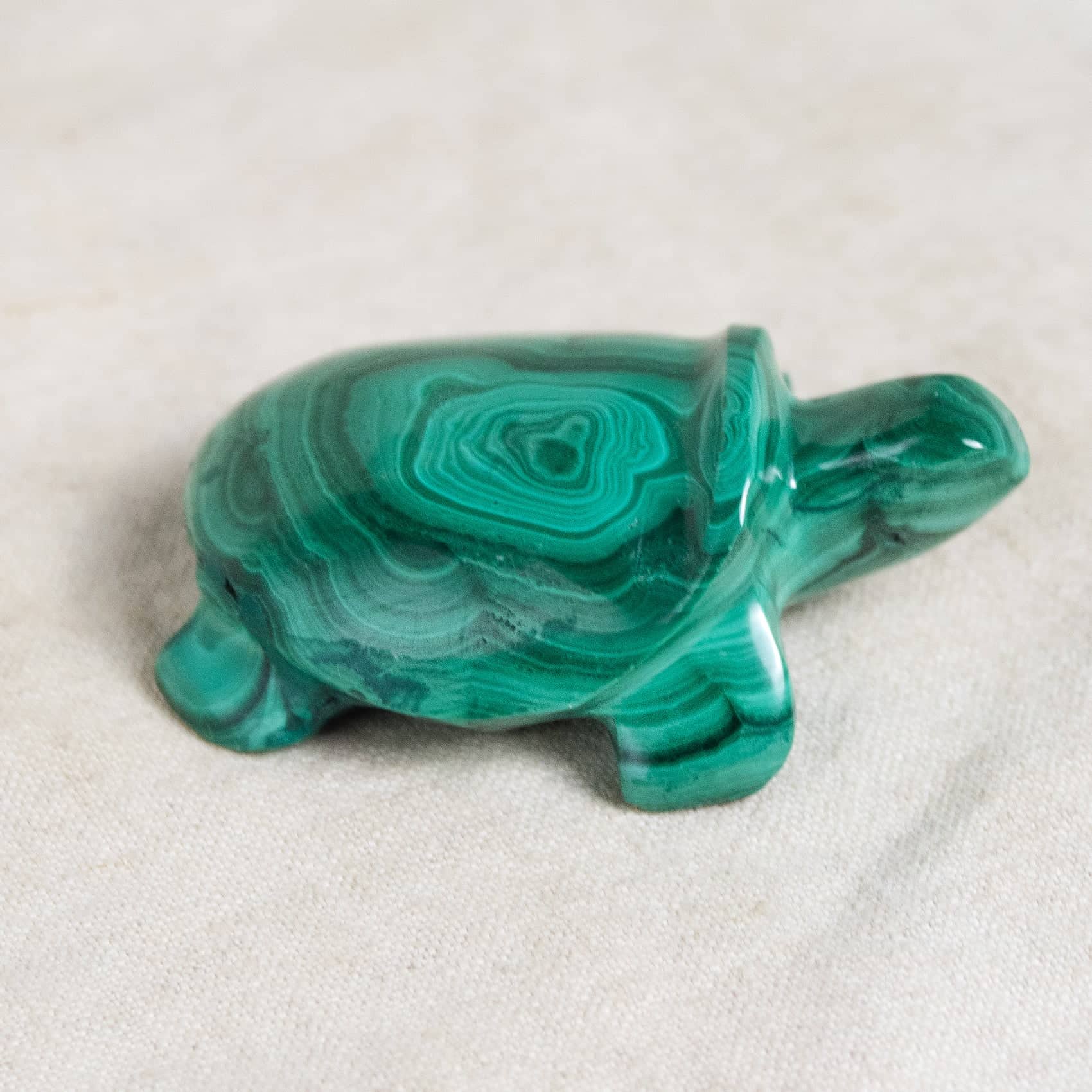 Genuine Malachite Turtles- Hand Carved - 1 of a Kind - Image 6