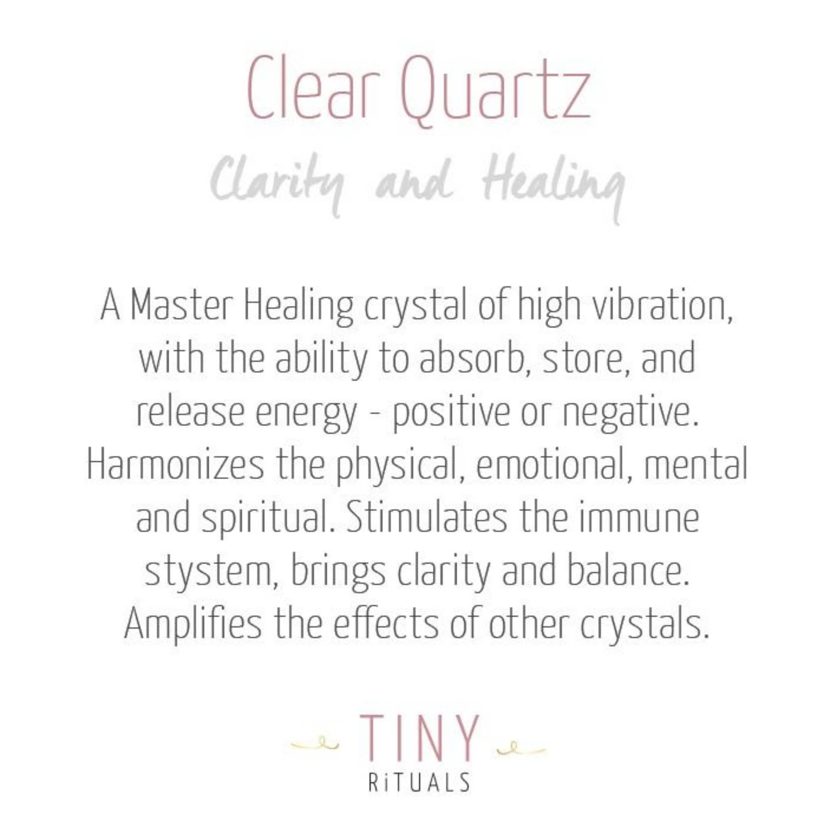 Clear Quartz Worry Stone - Image 3