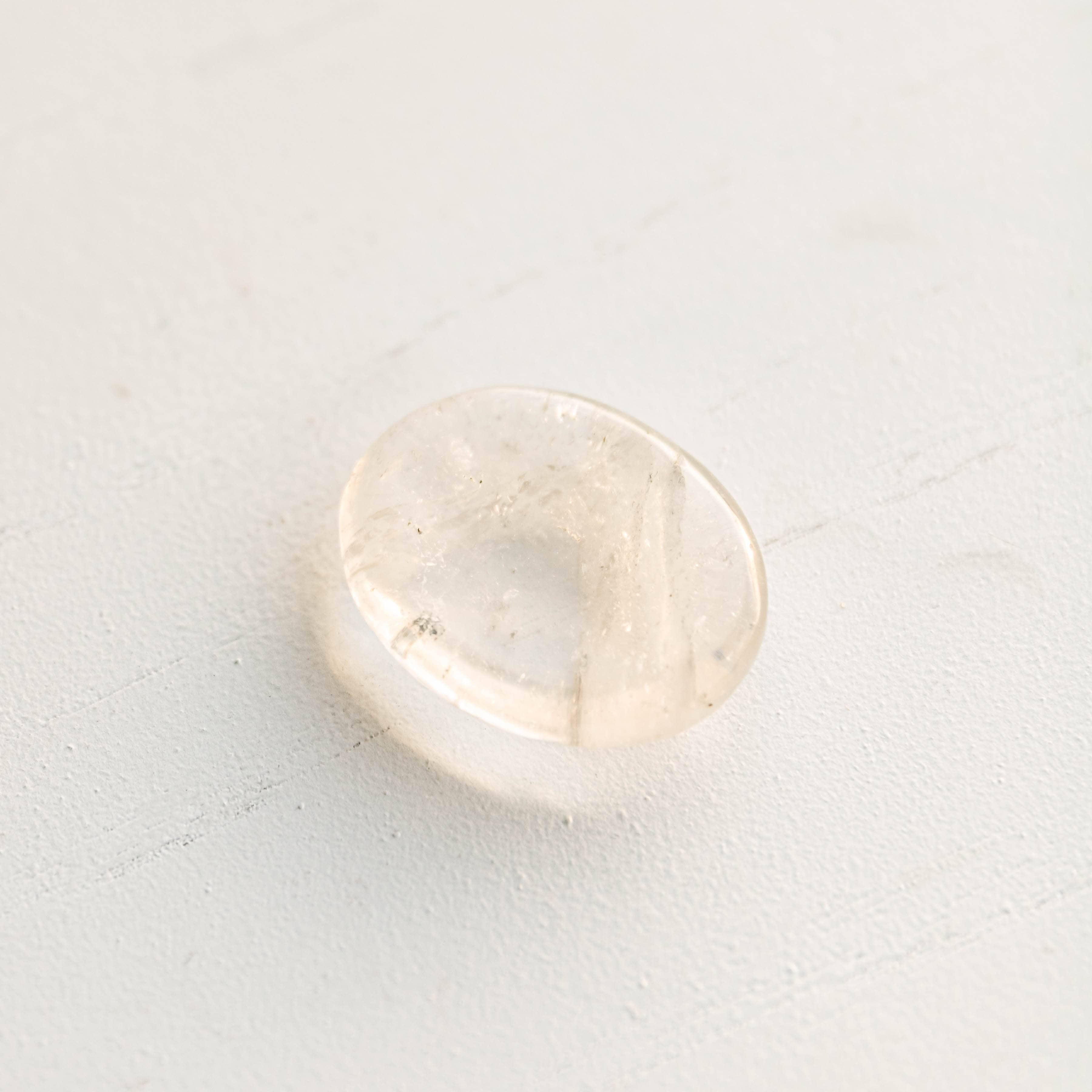 Clear Quartz Worry Stone - Image 4