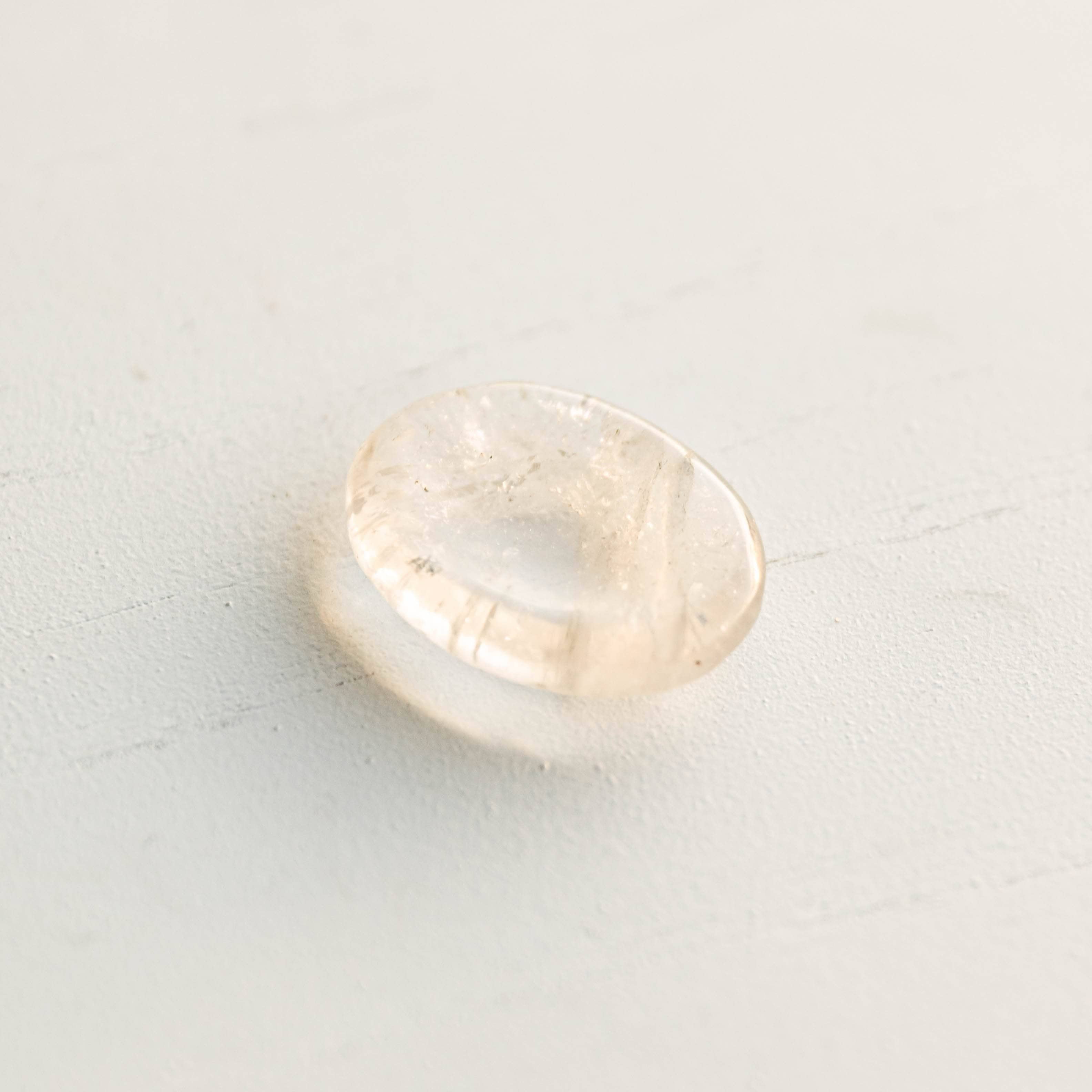 Clear Quartz Worry Stone - Image 5
