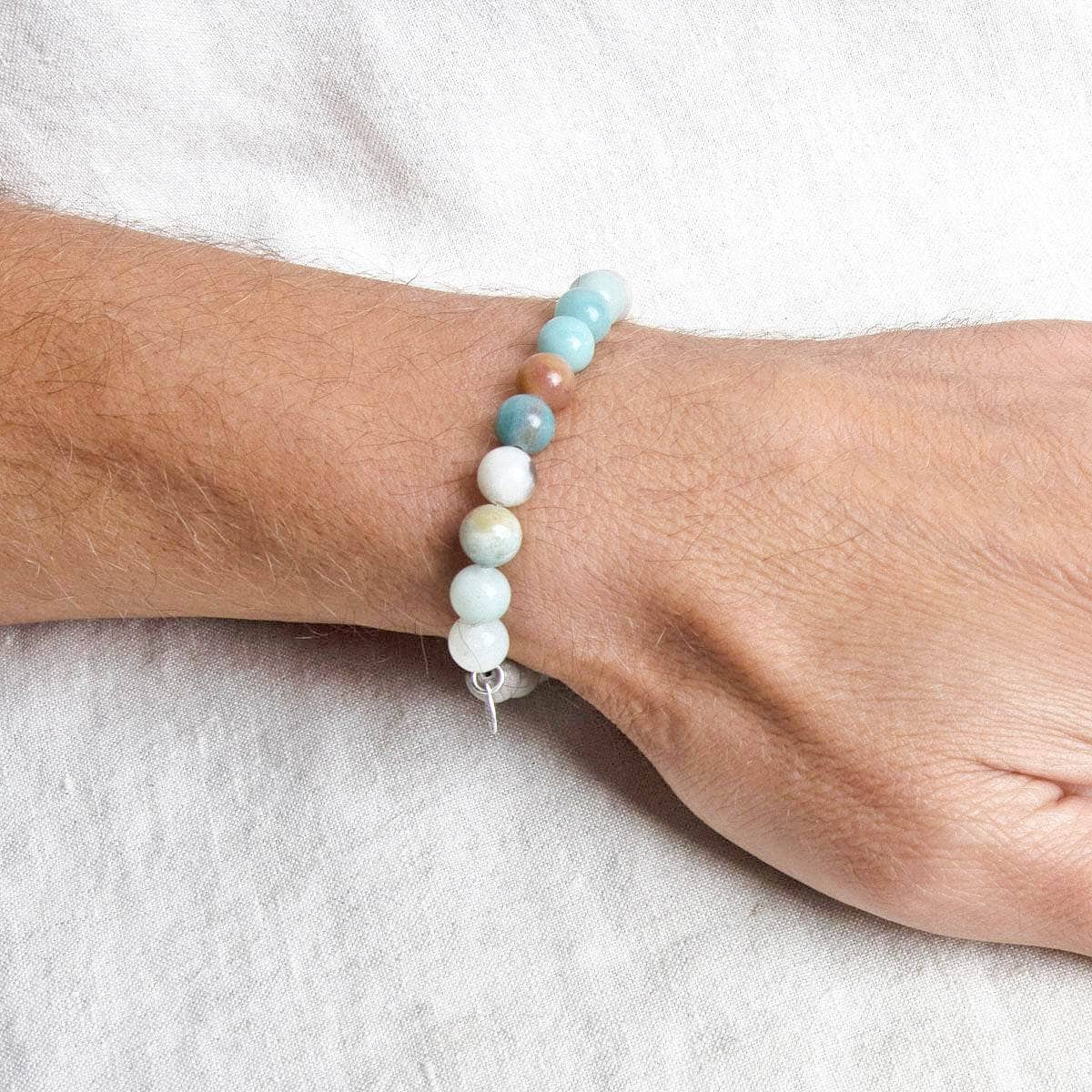 Multi-Amazonite Energy Bracelet 8mm - Image 4