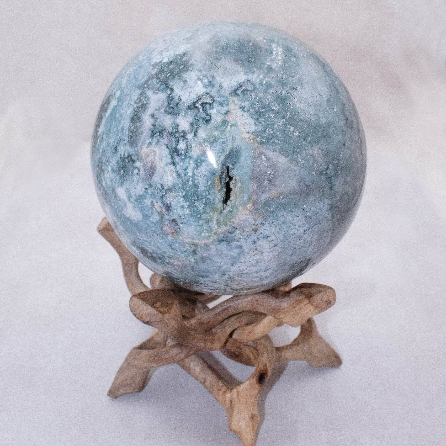 Natural Ocean Jasper Sphere - AAA Premium Quality - Image 35