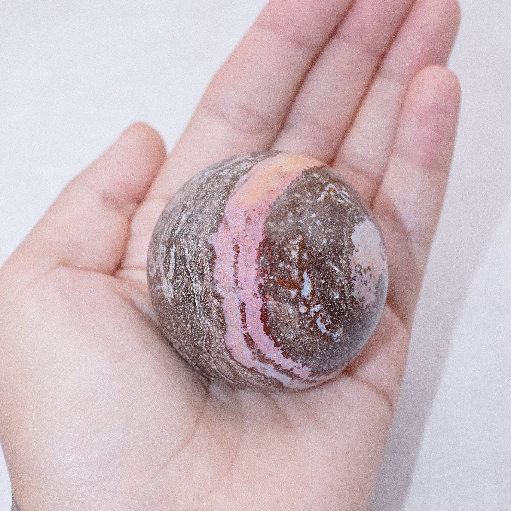 Natural Ocean Jasper Sphere - AAA Premium Quality - Image 8