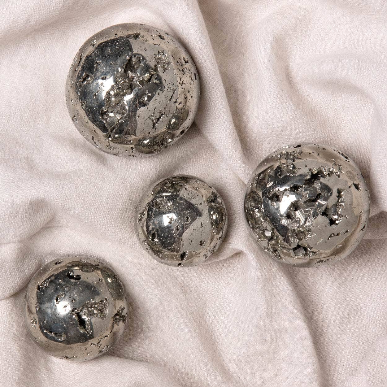 Natural Pyrite Sphere - AAA Premium Quality - Image 7