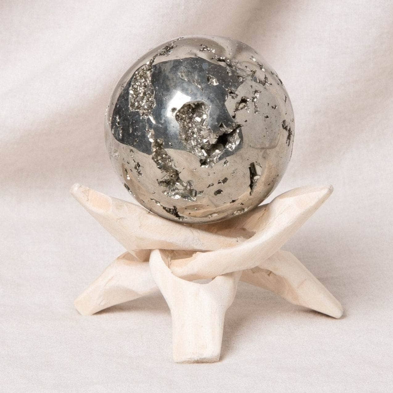 Natural Pyrite Sphere - AAA Premium Quality - Image 9