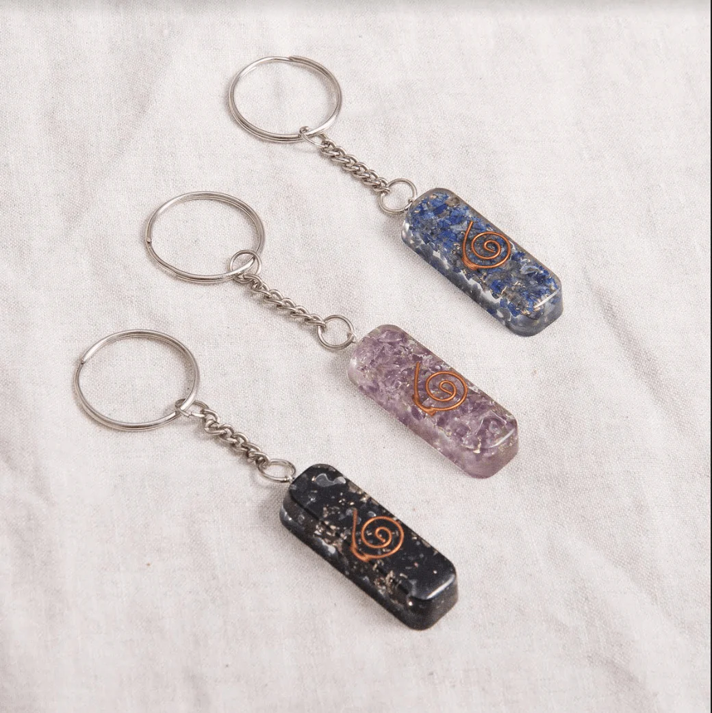 Orgonite Gemstone Keychains - Image 3