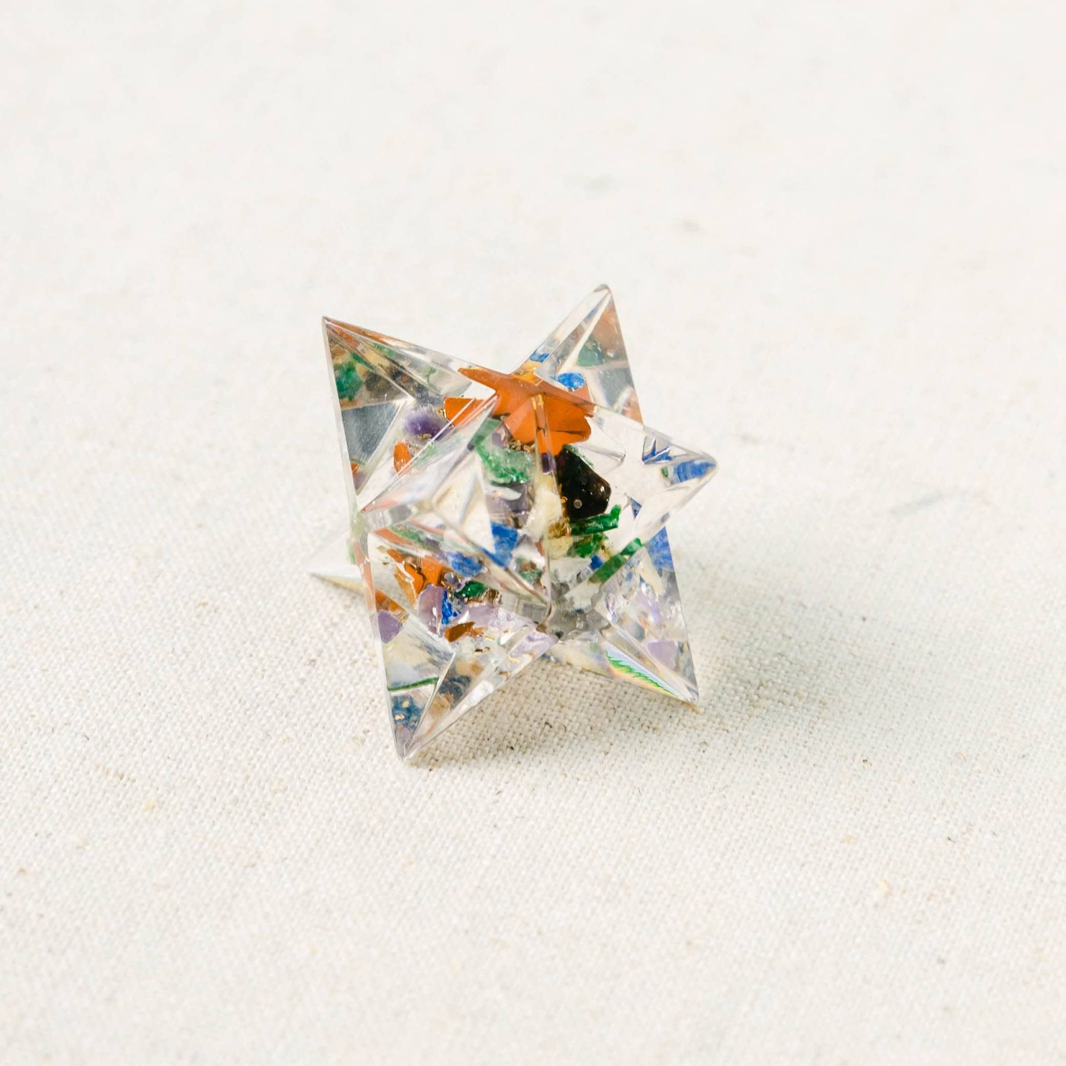 Tiny Gemstone Orgone Merkaba - Image 18