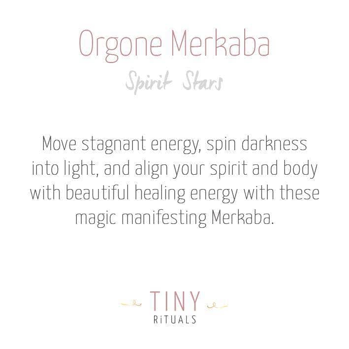 Tiny Gemstone Orgone Merkaba - Image 4
