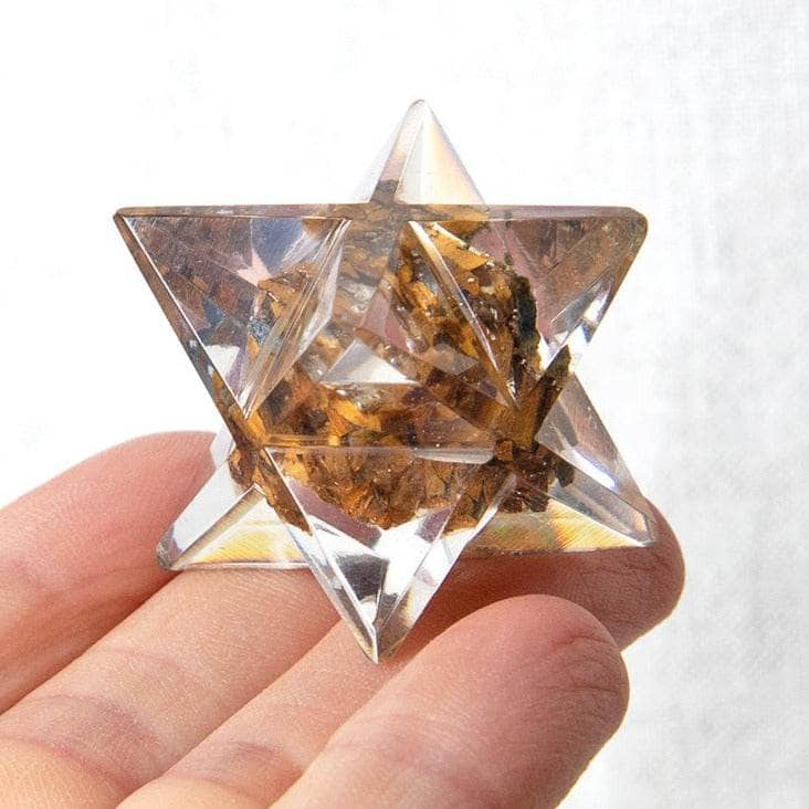 Tiny Gemstone Orgone Merkaba - Image 5